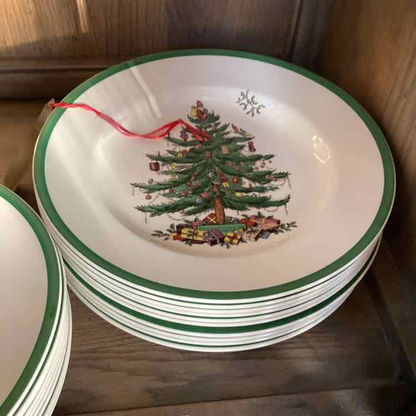 Spode Christmas Dinner Plates Set of 10