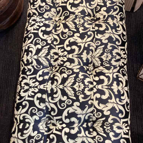 Gold & Black Ottoman
