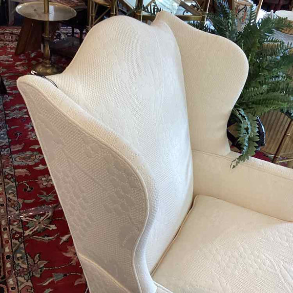 Cream Wing Back Chair