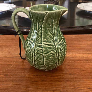 Bordallo Pinneiro Green Cabbage Pitcher