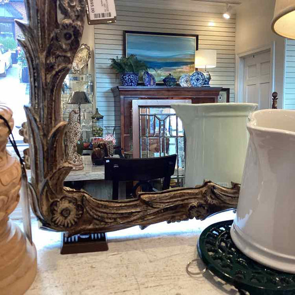 Vintage Distressed French Style Mirror