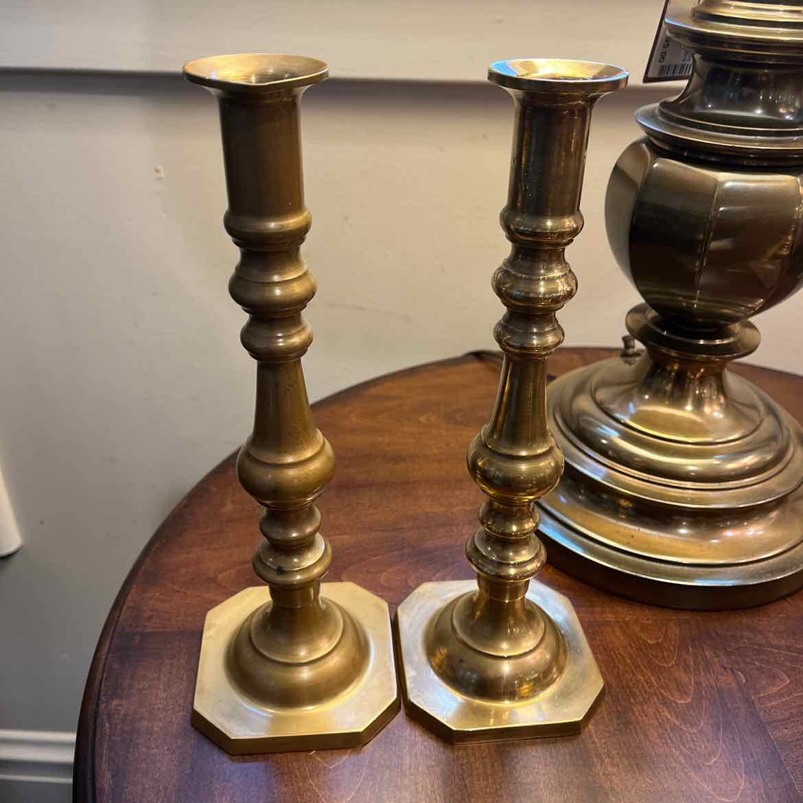 Pair of Brass Candlesticks