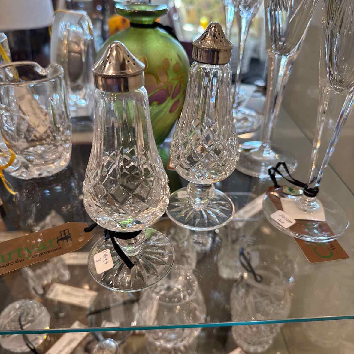 Waterford Salt and  Pepper Shakers