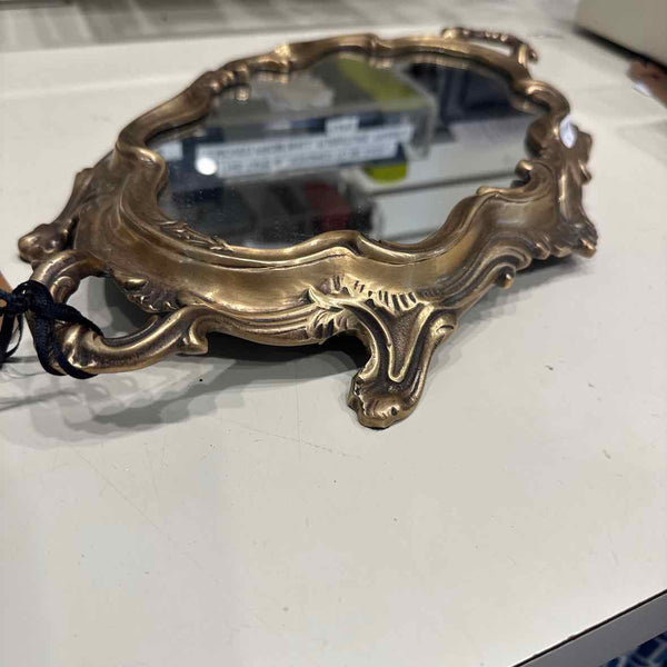 Gold, Brass And Mirror Tray