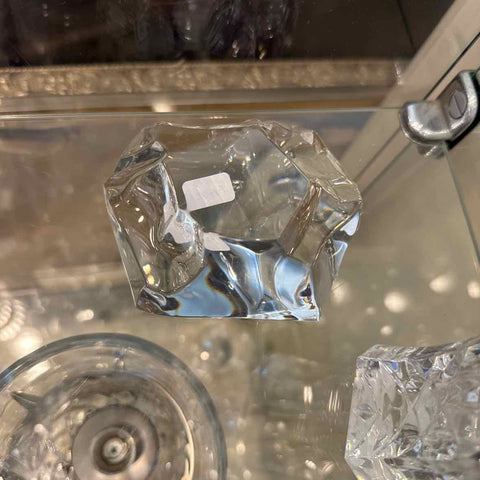 Val St. Lambert Crystal Paperweight