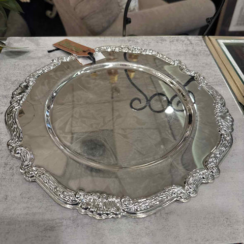 4 Davco Silver Chargers