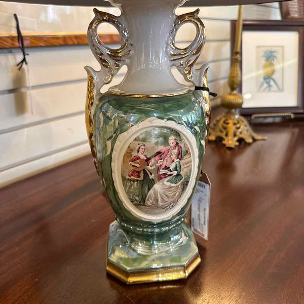 Vintage Handpainted Lamp