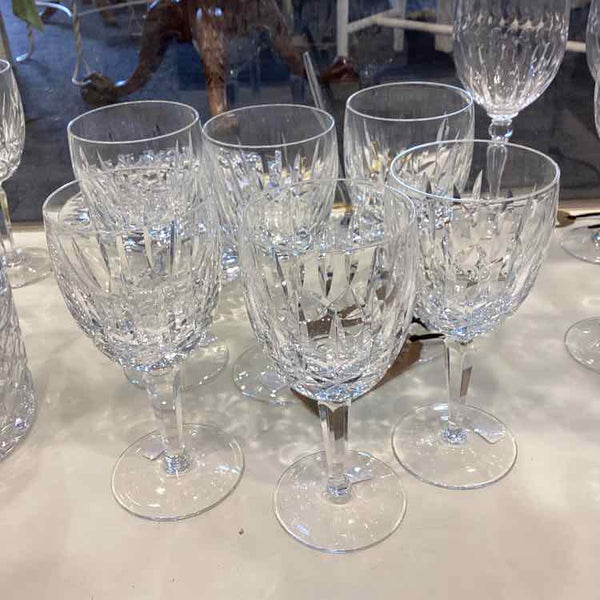 Six Waterford  Kildare Wine Glasses