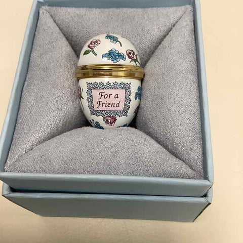 1" Halcyon Days Egg - "For a Friend"