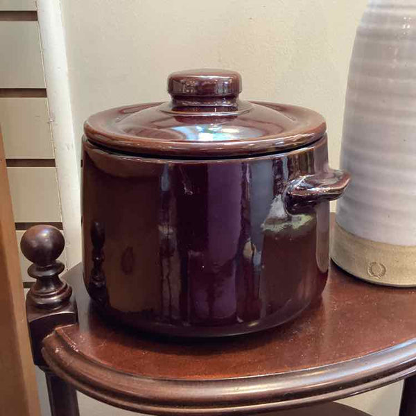 Vintage Baked Bean Jar w/Lid