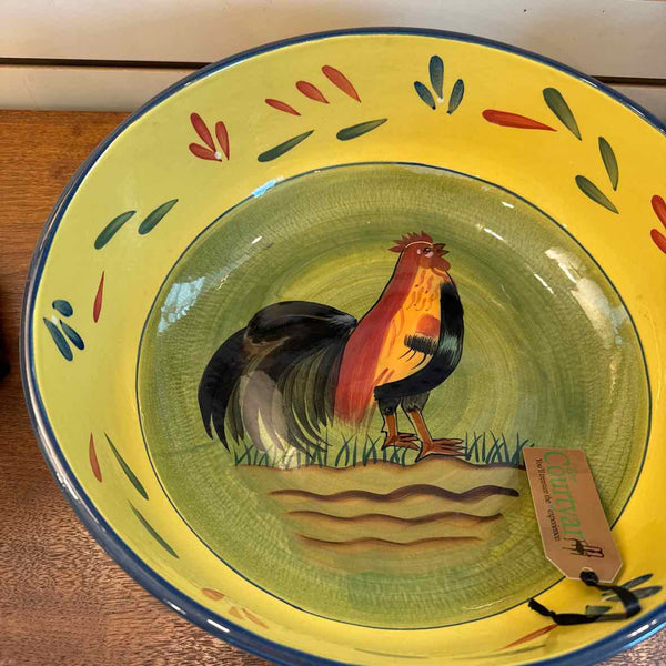 Rooster Serving Bowl