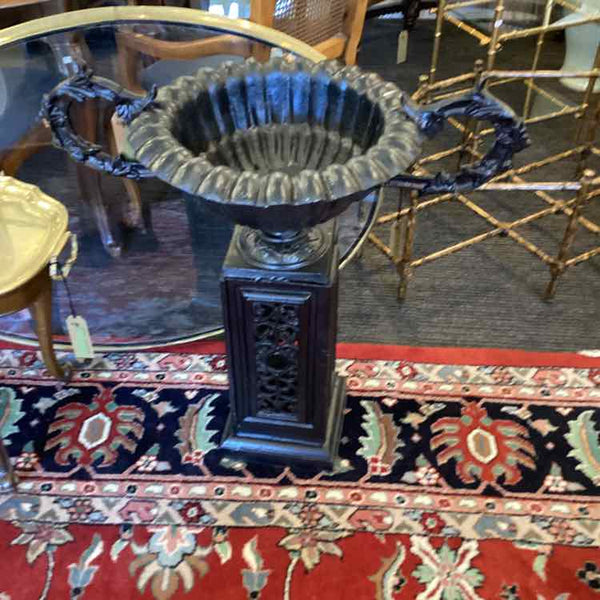 Handled Black Iron Planter