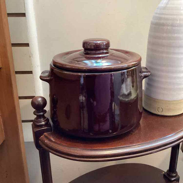 Vintage Baked Bean Jar w/Lid