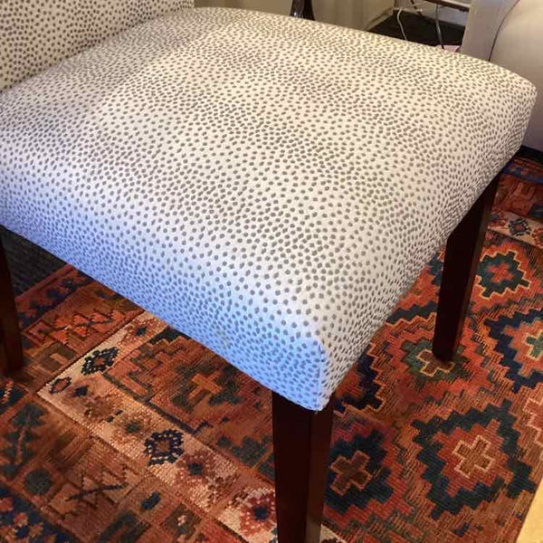 6 Upholstered Mini Animal Print Chairs