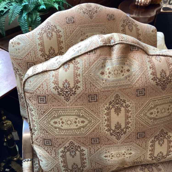 Oversized Upholstered Bergere Chair