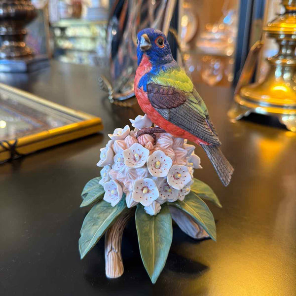 RSPB Panted Bunting Bird Figurine