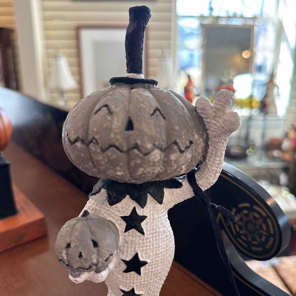 Gray Pumpkin Ghost