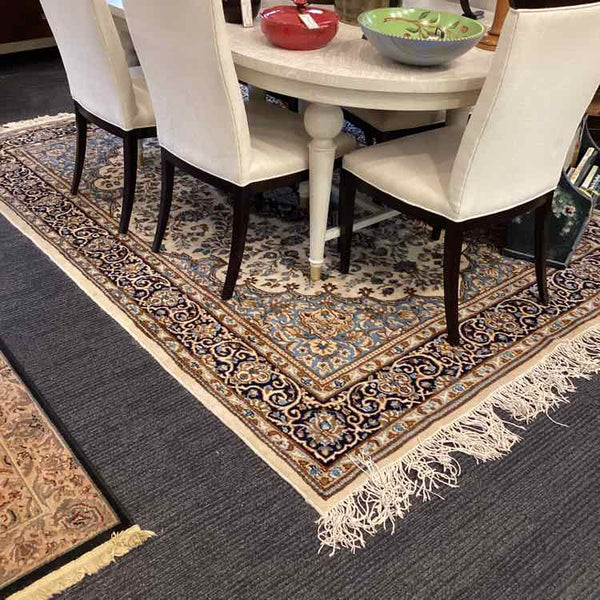 Navy & Ivory Oriental Rug