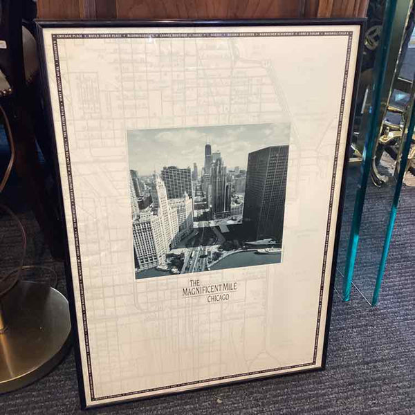 Framed "Magnificent Mile" Photograph