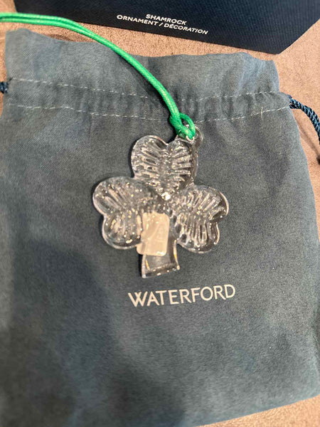 Waterford Shamrock Ornament w/Box