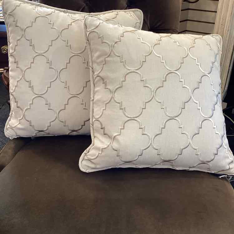 Pair of Ethan Allen Custom Down Pillows