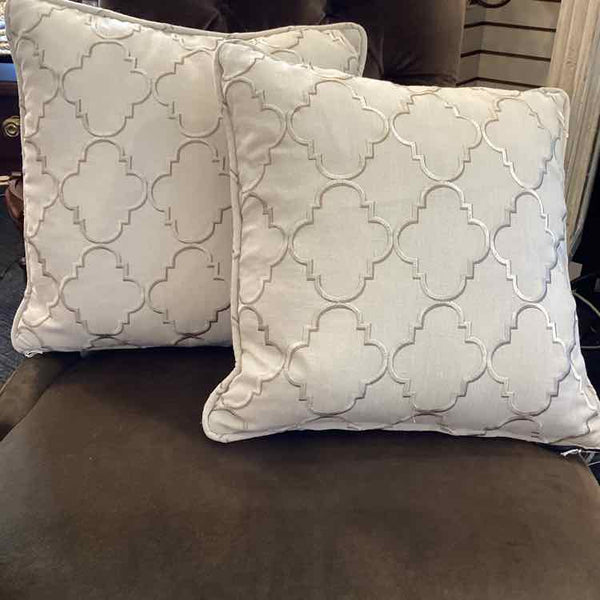 Pair of Ethan Allen Custom Down Pillows