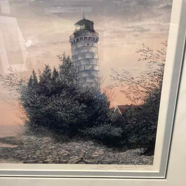 Door County Lighthouse At Sunset