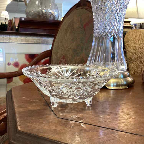 Footed Glass Bowl