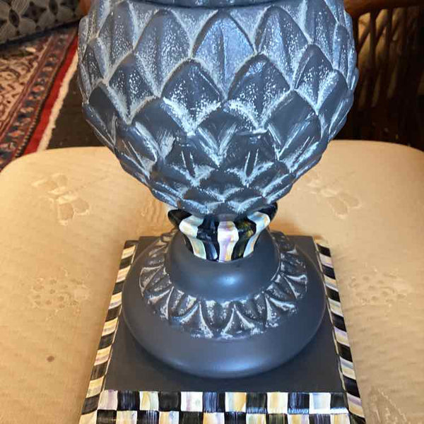 Metal Thistle Vase