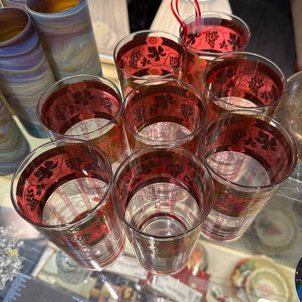 Cena Garden Grape Glasses - Set of 8