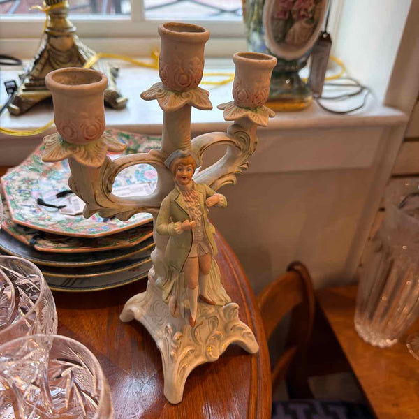 Occupied Japan Porcelain Candelabra