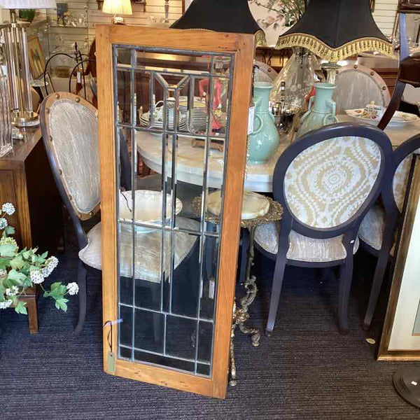 Vintage Leaded Glass Wall Hanging