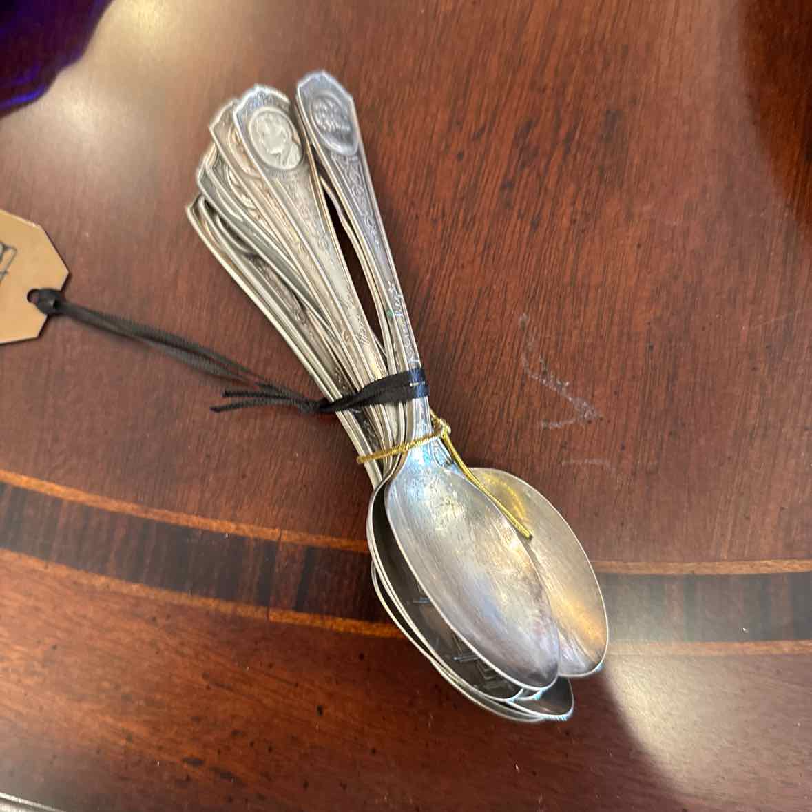 Set of 10 Commemorative Spoons
