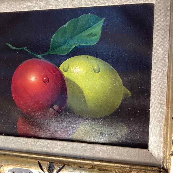 Fruit Oil Painting in Gold Frame
