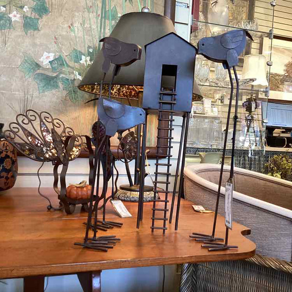 Four Piece Bird House Menagerie