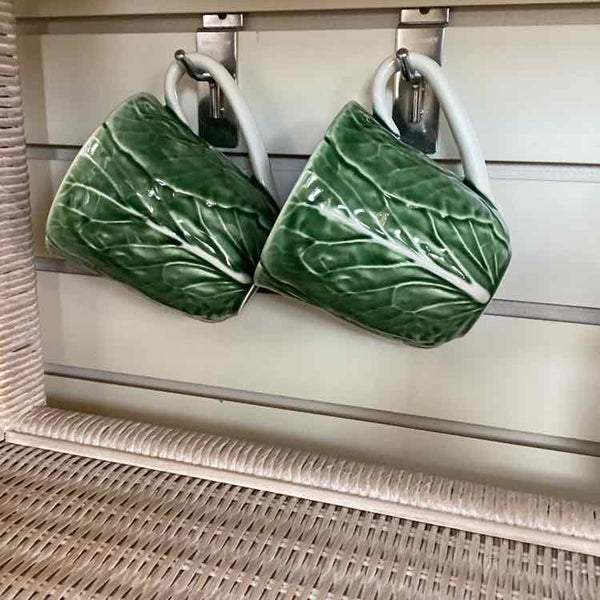 Cabbageware Pitcher And Two Mugs