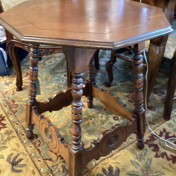 Vintage Wood Side Table