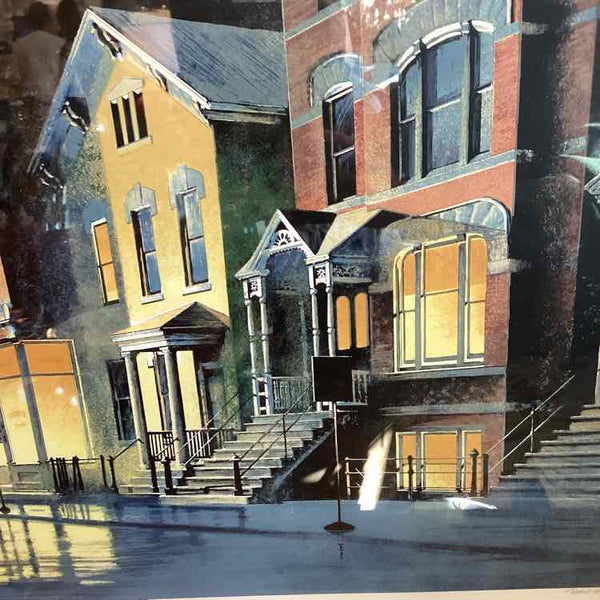 "Night Lights" Lithograph By Robert Addison