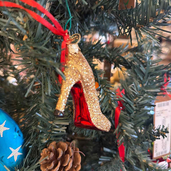 Glam Heel Old World Christmas Ornament
