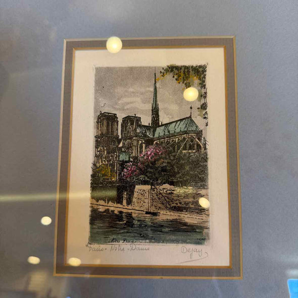 Signed Etching "Paris - Monmartre" - Dejay