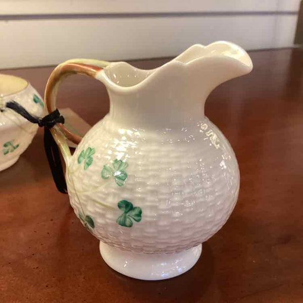 Belleek Cream and Sugar Set