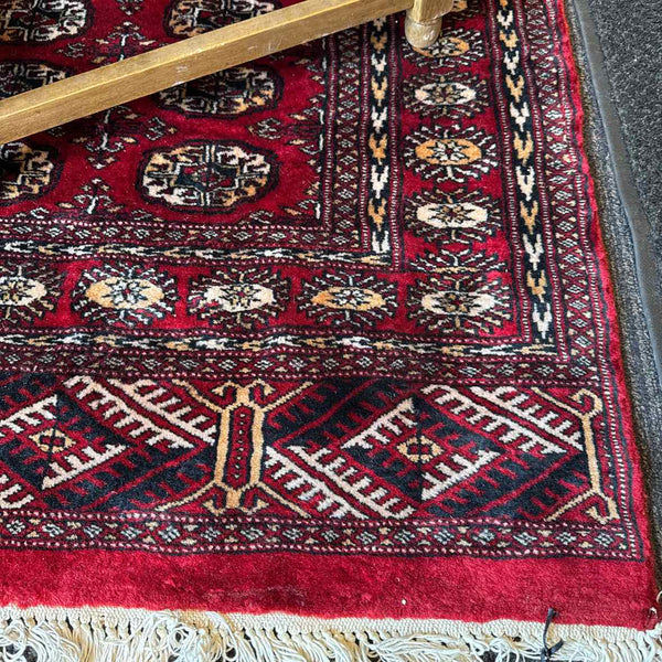Red And Blue Bokhara Rug