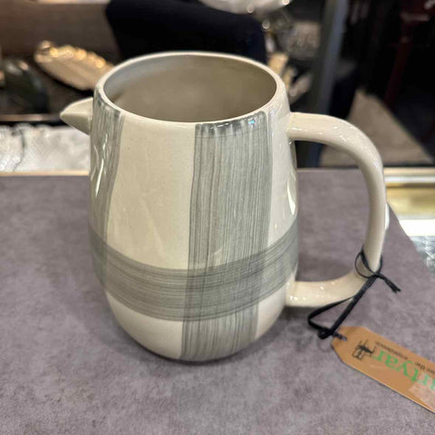 Buffalo Check Stoneware Pitcher
