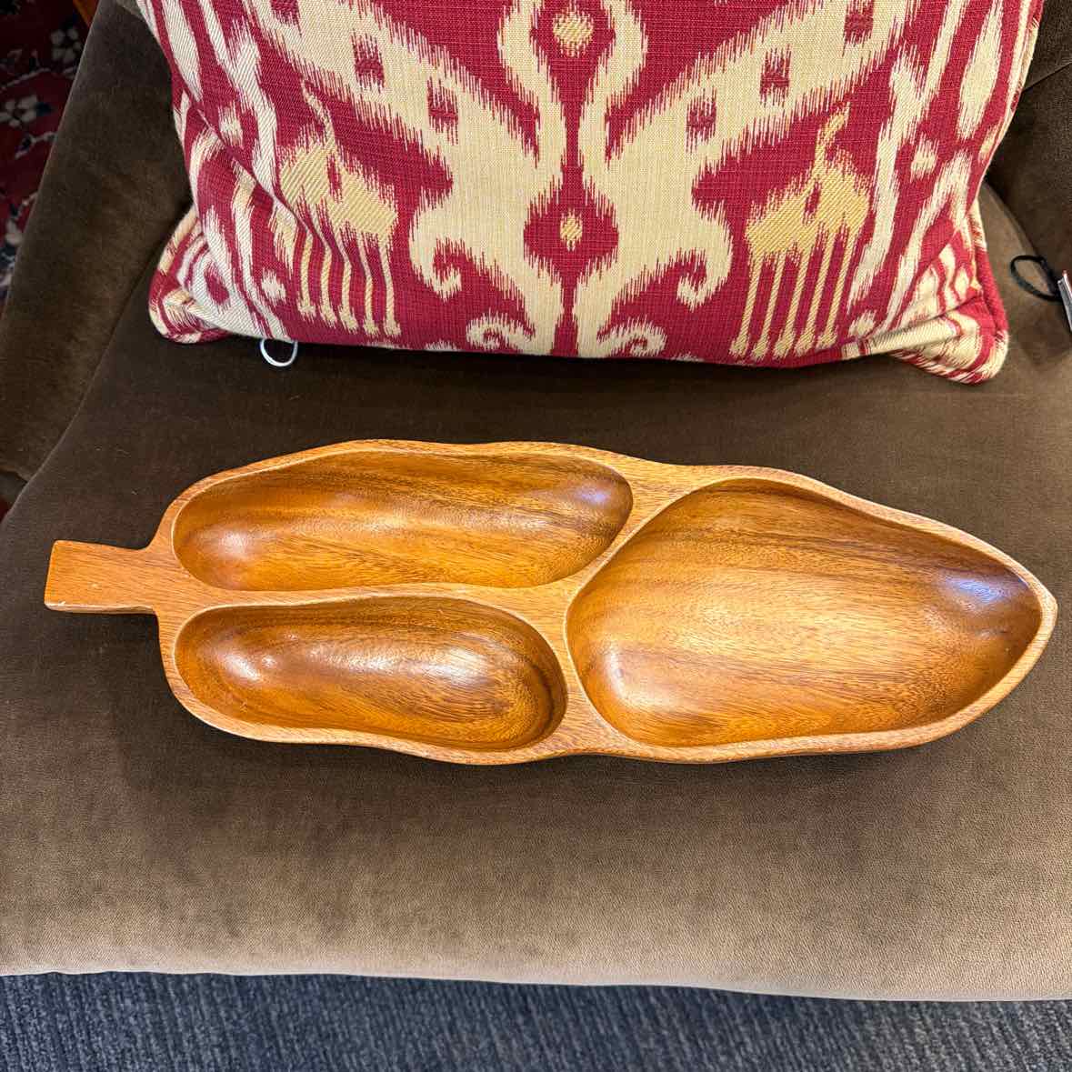 Ali Woods Monkey Pod Relish Tray