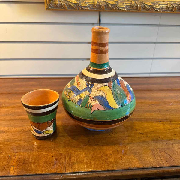 Handpainted Mexican Jar