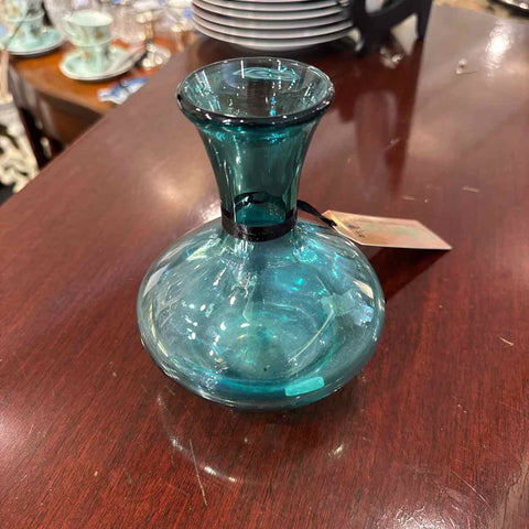 Blue Glass Vase