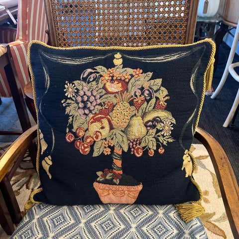Needlepoint Topiary Pillow