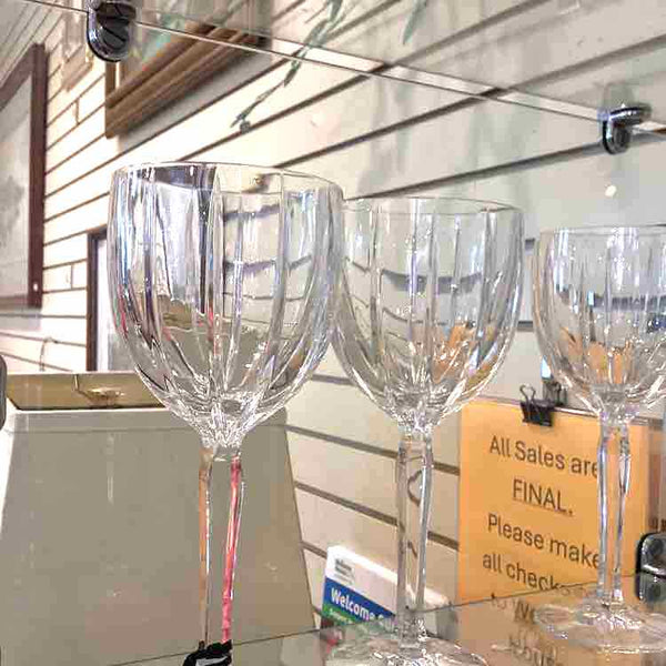 Four Waterford Marquis Omega Wine Glasses