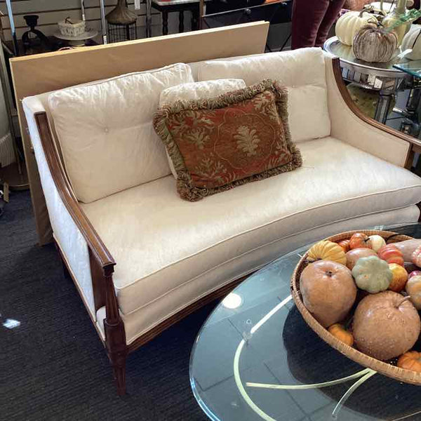 "As Is" MCM Ivory Settee