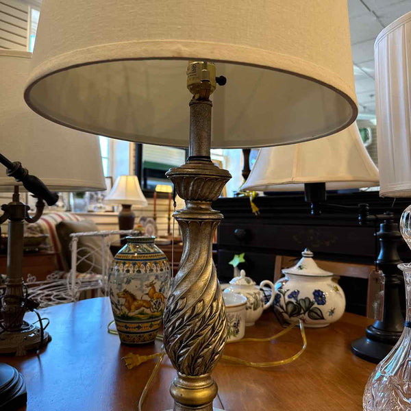 Silver & Gold Lamp